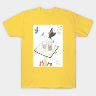 Hobson's Cat's Choice - Crow bird table T-Shirt